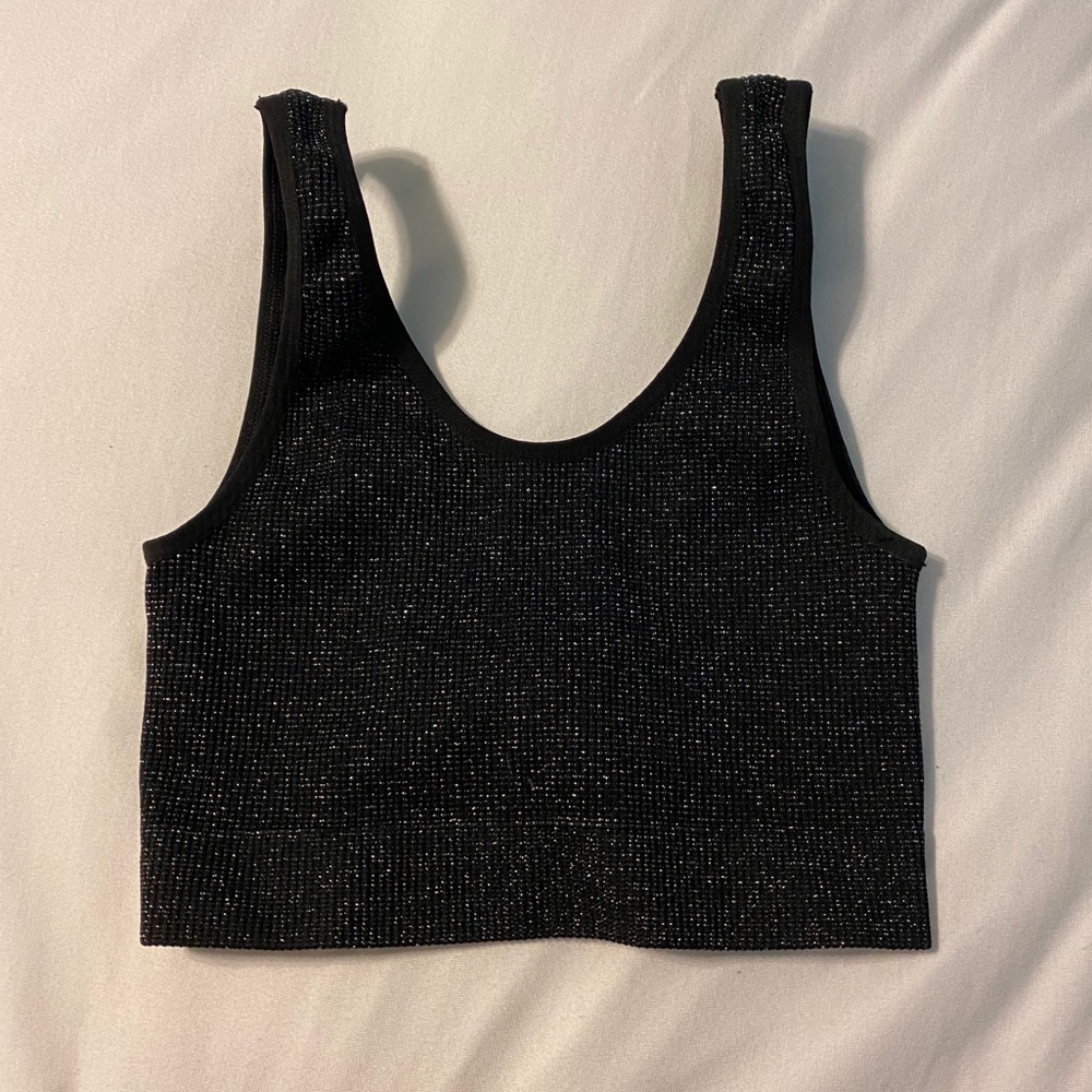 Urban Outfitters Sparkly Crop Top